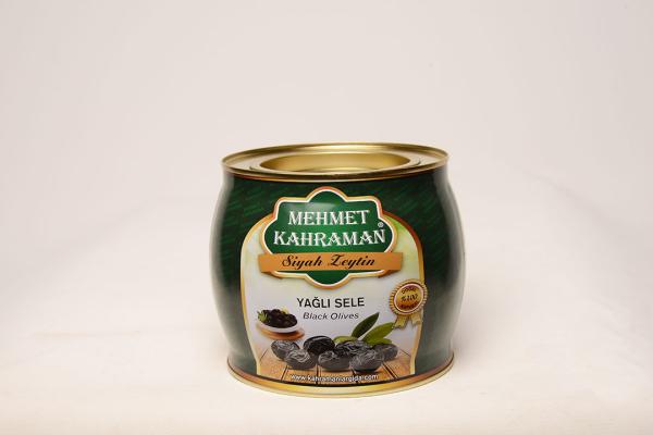 2 Kg. Yağlı Sele Siyah Zeytin 